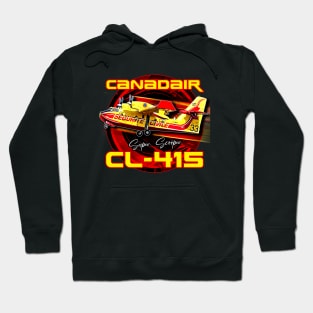 Canadair cl-415 Super Scooper firebomber Aircraft Hoodie